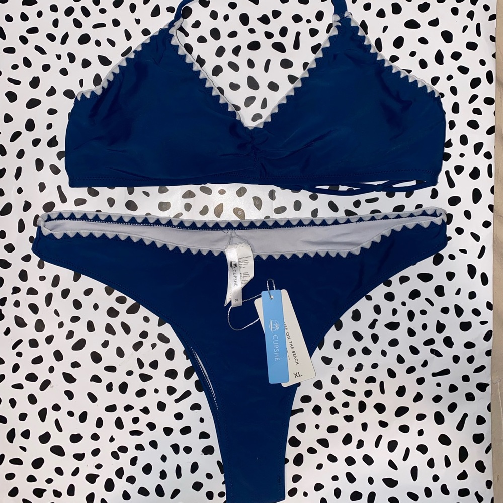 Cupshe Crochet Bikini Set
